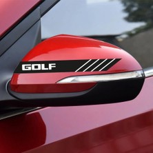 DK Tuning Volkswagen Golf Yan Aynalar Selefon Kaplama Sticker Seti