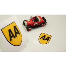 DK Tuning Aa Logo Damla Silikon Sticker 2 Li Set