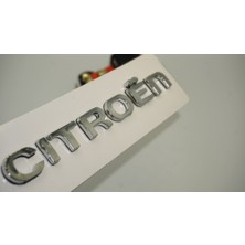 DK Tuning Citroen C4 C5 B7 Nemo Berlingo Bagaj Krom Abs 3m 3D Yazı Logo Amblem