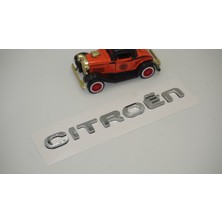 DK Tuning Citroen C4 C5 B7 Nemo Berlingo Bagaj Krom Abs 3m 3D Yazı Logo Amblem