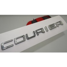 DK Tuning Courier 3m 3D Parlak Krom Abs Bagaj Yazı Logo