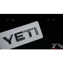 DK Tuning Skoda Yeti Bagaj 3m 3D Krom Abs Yazı Logo Amblem