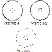 Vıptec Vip-Tec Yuvarlak Kesim Bıçağı 45 mm 875151