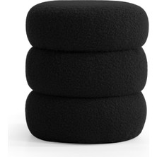 Elissa Home Bukle Puf Teddy Kumaş Boum Puf Makyaj Pufu