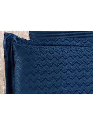 Finezza Odesa Bambu Jakar Kumaş Indigo Ikili Oksford 60X80CM Yastık Kılıfı -1329