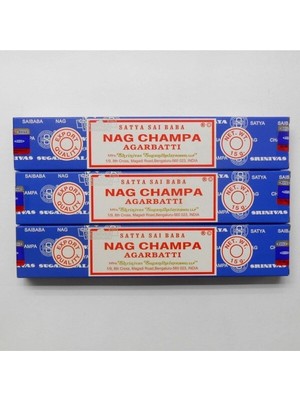 Hediye Fikri Sai Baba Nag Champa Tütsü Üç Kutu Birden