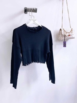 Aleksandrit Butik Streetfashıon Crop Tişört