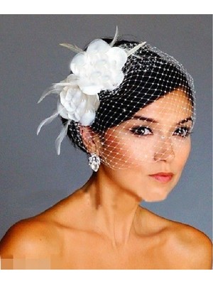 Bbays New Trend Vualet,gelin Kep,nikah Şapkası Gelin Saç Akseusar Nikah Peçesi,çiçekli