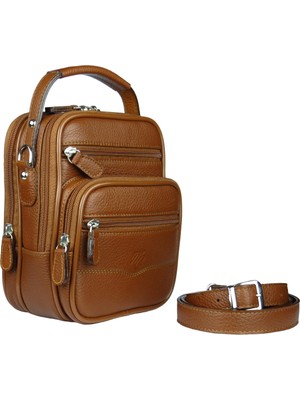 MÇ Deri Erkek El ve Omuz Askılı Deri Çanta %100Deridir