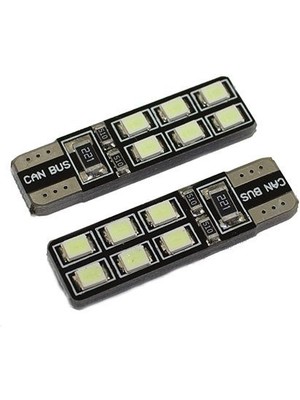 Space T10 LED Ampul Canbus'lı Buz Mavi 2'li Set 12V / LAAM626-2