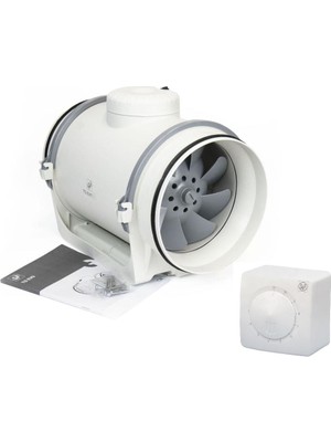 Soler&Palau Td Evo 250 Reb-1 Hız Anahtarlı 1400 M3/h Soler&Palau Kademeli Yuvarlak Havalandırma Fanı
