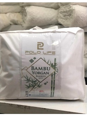 Polo Life %60 Bambu %40 Fiber Dolgulu Çift Kişilik Bamboo Yorgan (195X215)