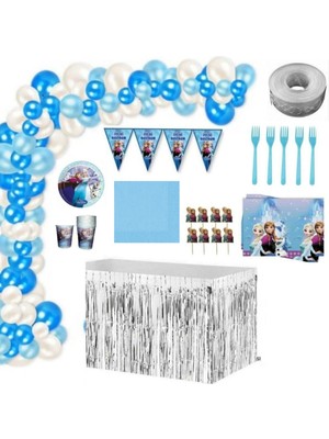 Öfn Aksesuar Frozen Elsa Doğum Günü Seti