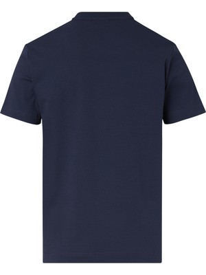 Calvin Klein Bisiklet Yaka Mavi Erkek T-Shirt K10K109894DW4