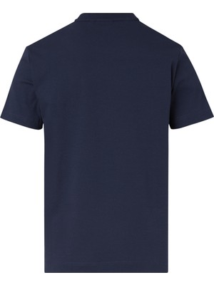 Calvin Klein Bisiklet Yaka Mavi Erkek T-Shirt K10K109894DW4