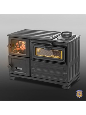 Erendemir Kuzine Soba  Siyah Şömine  Döküm Soba EM804B-D