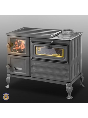 Erendemir Soba Kuzine Şömine Soba Tuğlalı Pik Ayaklı EM804B-T-P