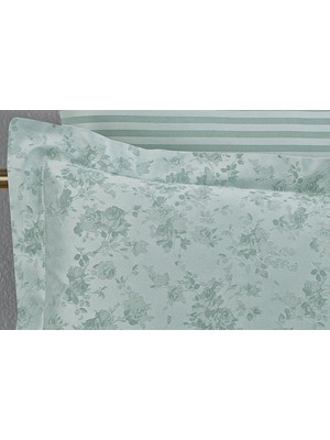 Finezza Rita Bambu Jakar Kumaş Mint Ikili Oksford 60X80 cm Yastık Kılıfı - 1337