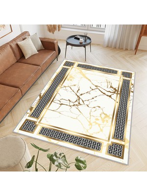 Rovigo Home Dijital Baskı Yıkanabilir Kaymaz Taban Salon Halısı RVG0492
