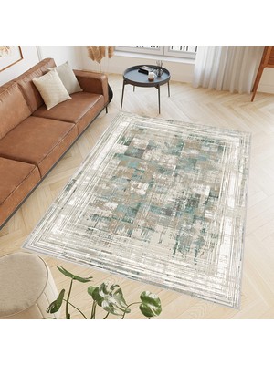 Rovigo Home Dijital Baskı Yıkanabilir Kaymaz Taban Salon Halısı RVG0525