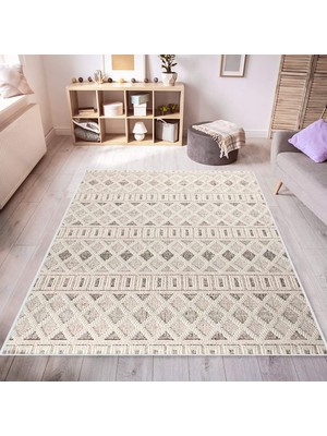 Rovigo Home Dijital Baskı Yıkanabilir Kaymaz Taban Salon Halısı RVG0534
