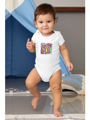 Tişört Fabrikası Odd Futurebaskılı Unisex Beyaz Bebek Body - Zıbın
