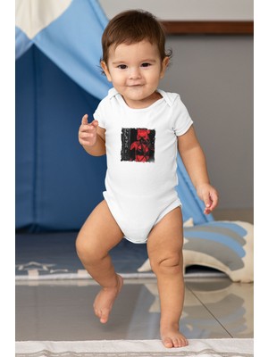 Tişört Fabrikası Skrillexbaskılı Unisex Beyaz Bebek Body - Zıbın