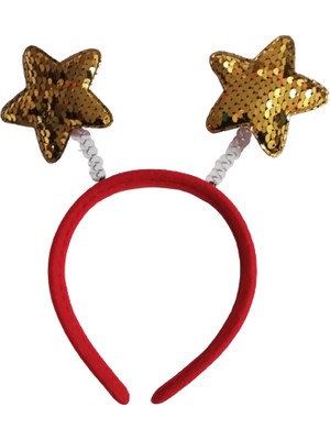 Event Party Store  Yılbaşı Taç Yıldız Payetli Gold