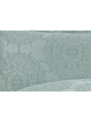 Finezza Tiara Bambu Jakar Kumaş Mint Ikili Oksford 60X80CM Yastık Kılıfı - 1359