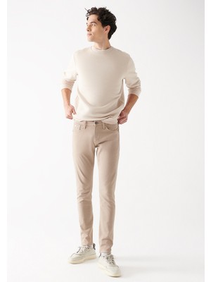 Mavi Erkek James Mavi Black Bej Gabardin Pantolon 0042435017