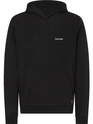 Calvin Klein Kapüşon Yaka Siyah Erkek Sweatshirt K10K109927BEH