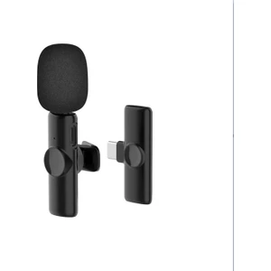 K11 Type-C Android Youtube Tiktok Yayın Kablosuz Yaka Mikrofonu