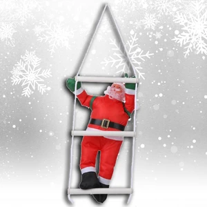 Süsle Bebek & Parti Merdivene Tırmanan Noel Baba 57 cm