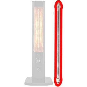 Kumtel Dikey Soba Orbit Modellere Orjinal Resistanz ile Şeffaf Cam Isıtıcı 1800W Rezistans 65CM Cam