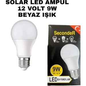 Bahçe Aydınlatmaları A++ 12 Volt Solar Ampul 12 Volt ile Çalışan LED Ampul