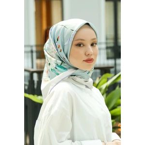 2022 Sezonu 90X90 Sport Twill (Tivil) Eşarp Uygun Eşarp Modelleri Tesettür Nağme 2043-01