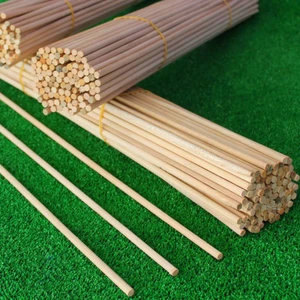 Ahşap Çıta Çubuk Kayın Kavela 10  mm Yivsiz  120 cm 10 Ad