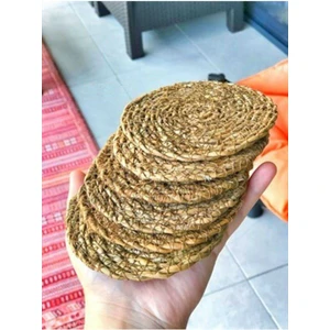Hasır Bardak Altlığı 6 Adet