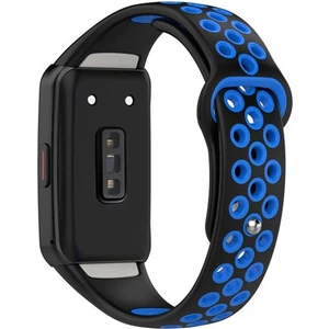 Huawei Band 6 / Honor Band 6 Için Delikli Silikon Kordon Kayış - KY53