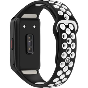 Huawei Band 6 / Honor Band 6 Için Delikli Silikon Kordon Kayış - KY53