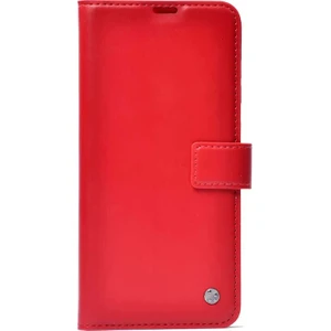 Samsung Galaxy S21 Ultra Kılıf Kar Deluxe Kapaklı Cüzdanlı Kılıf Kırmızı