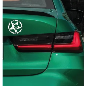 Uzun Tuning Yıldızlı Punisheroto Araba Sticker