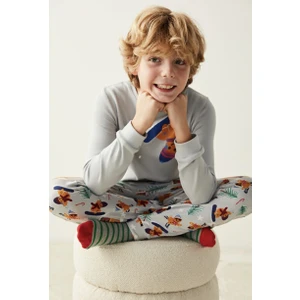 Erkek Çocuk B. Gingerbread Termal Pijama Takımı