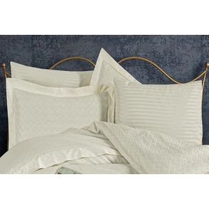 Odesa Bambu Jakar Kumaş Krem Ikili Oksford 60X80 cm Yastık Kılıfı - 1327