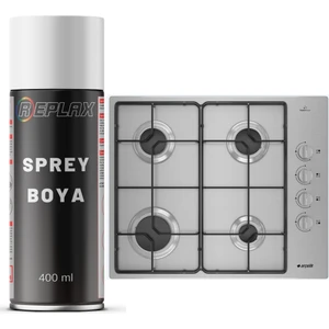 Inox Ankastre Ocak Sprey Boya 400 Ml