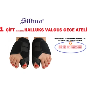 Baş Parmak Eğriliği Aparat Kemik Bunyon Gece Ateli 1 Çift