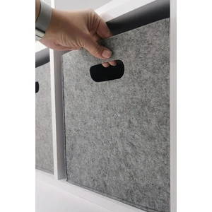 Keçe Oyuncak Sepeti Çok Amaçlı Keçe Kare Kutu Organizer