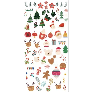 Flash Tattoos Ekose Yılbaşı Noel Christmas Desenler Tırnak Dövmesi