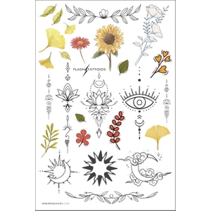 Flash Tattoos Sonbahar Geçici Dövme
