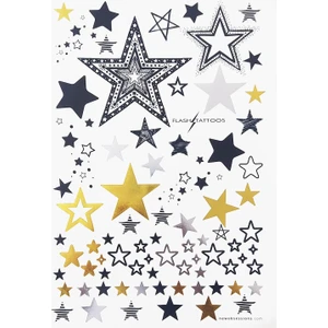 Flash Tattoos Büyük Yıldız Dövme